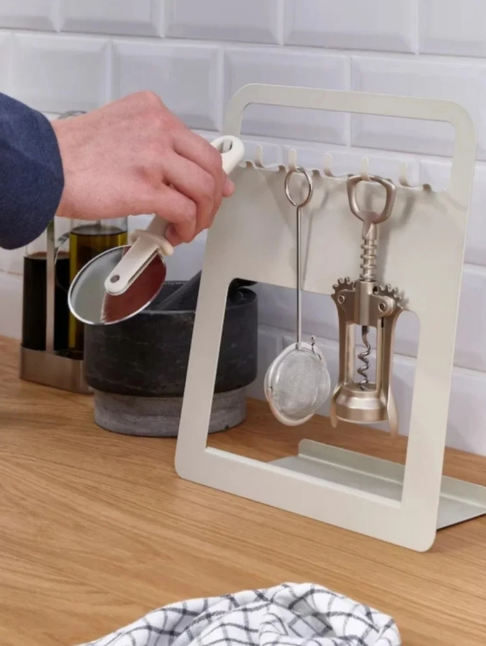 IKEA UPPFYLLD Holder with Hooks / Organizer / Utensils / Jewelry / Keys